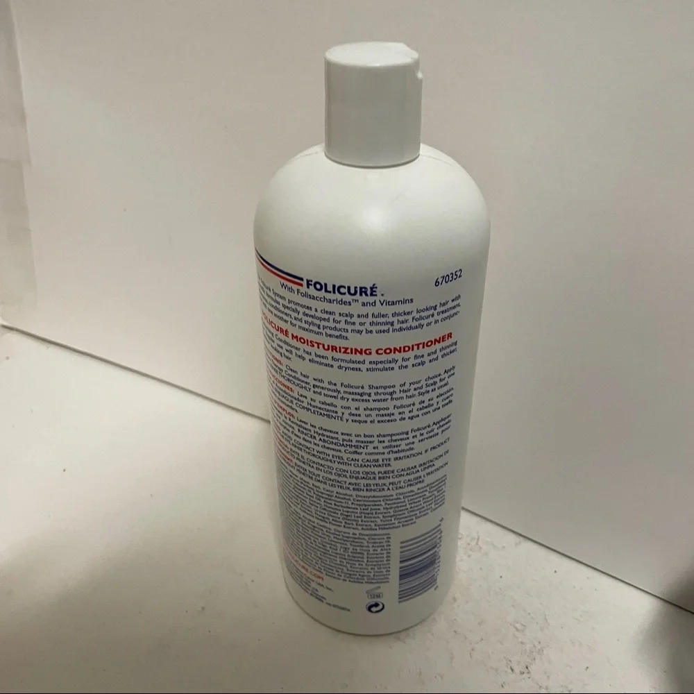 Folicure Moisturizing Conditioner Thicker Hair HTF